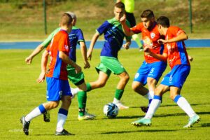 Read more about the article Sparta pokonana, kolejne zwycięstwo „biało-niebieskich”